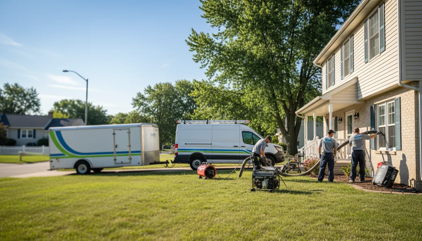 Flooded Basement Restoration And Cleanup With Repair in Coggon, IA near me